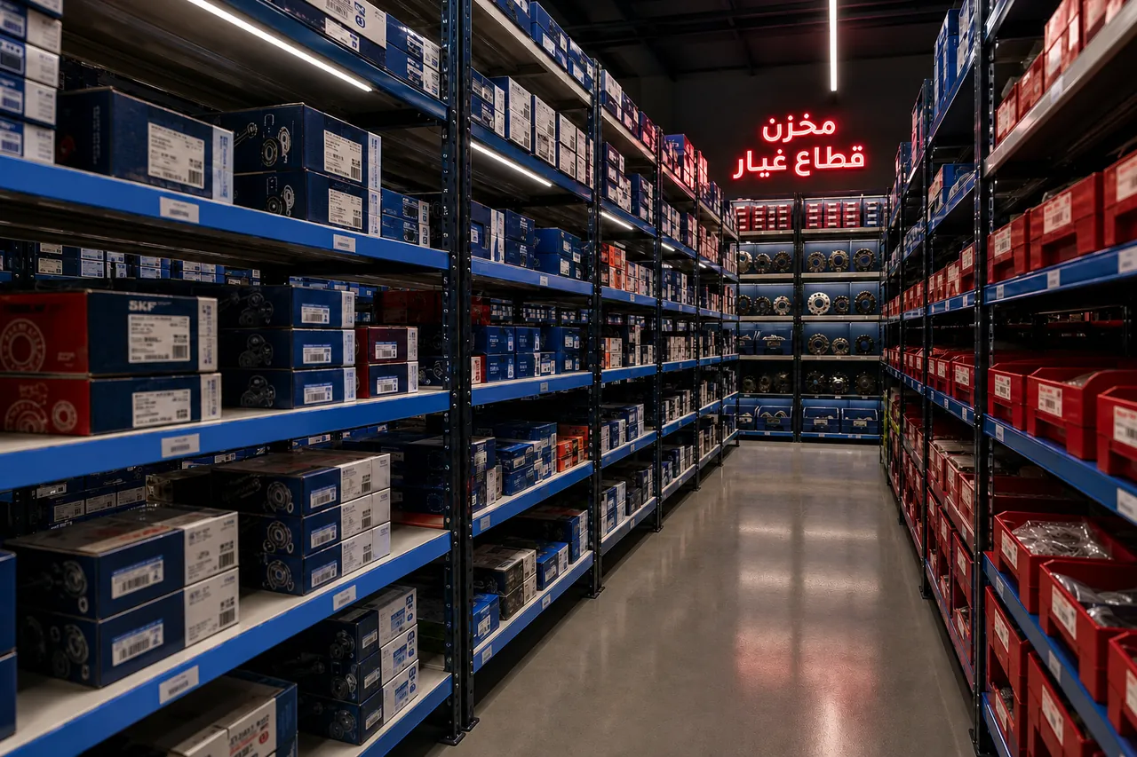 قطع الغيار والمستودعات